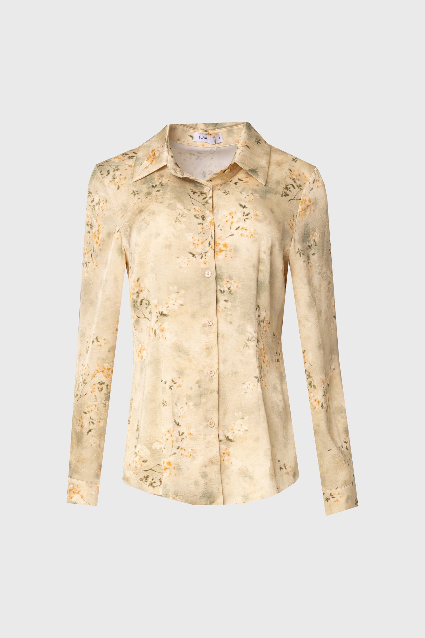 Beige Floral Printed Blouse