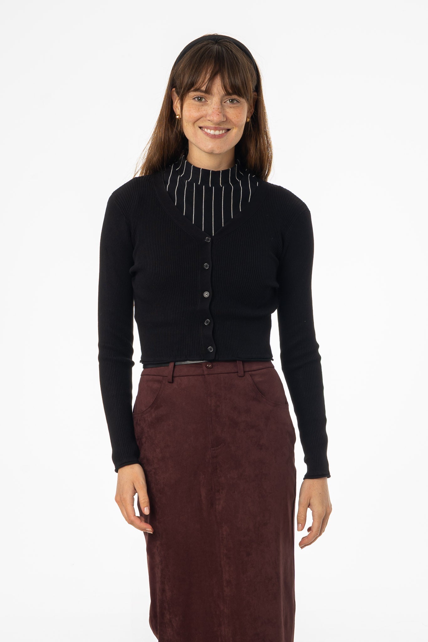 Black Knit Cardi