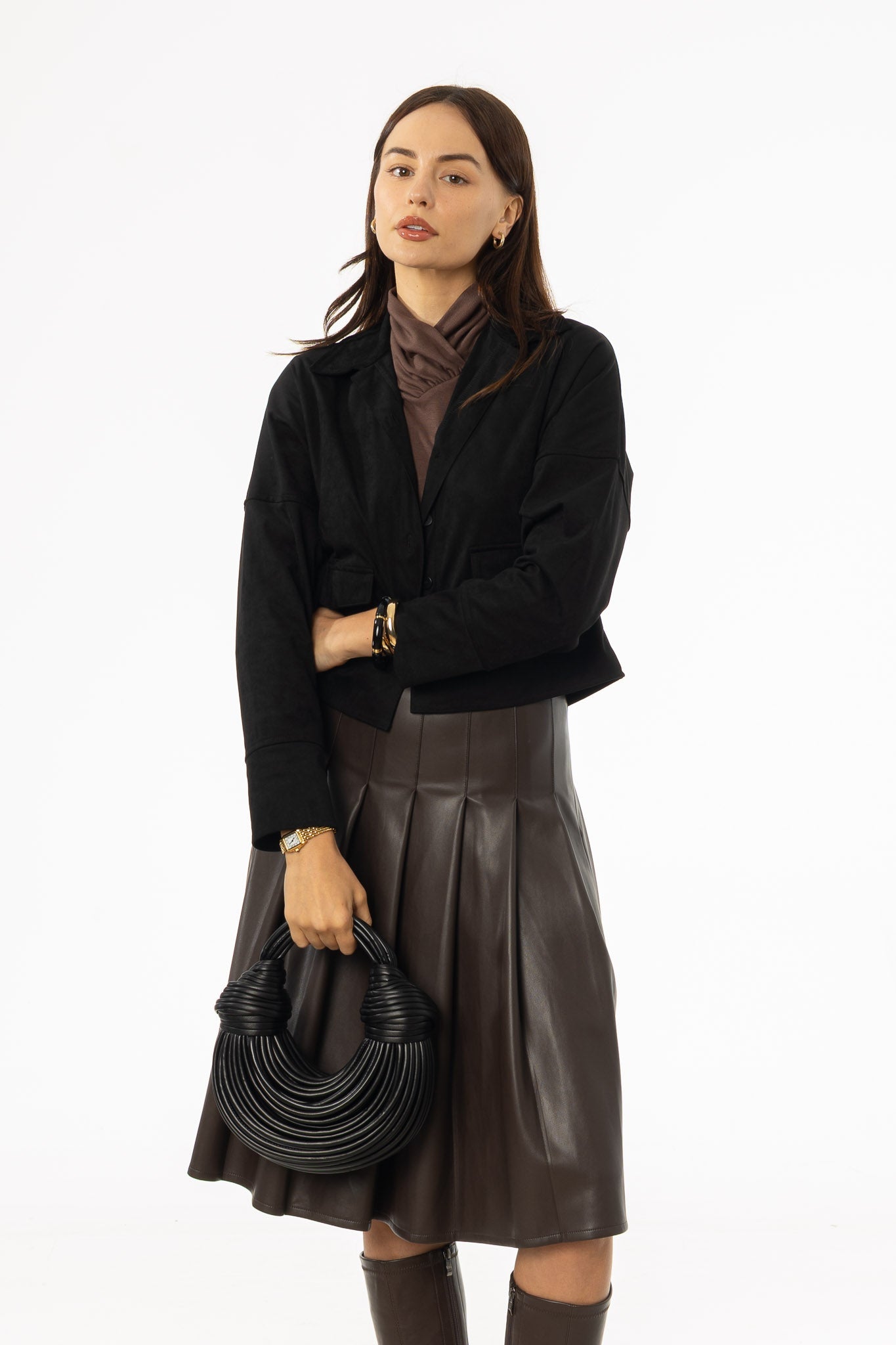 Black Microsuede Jacket