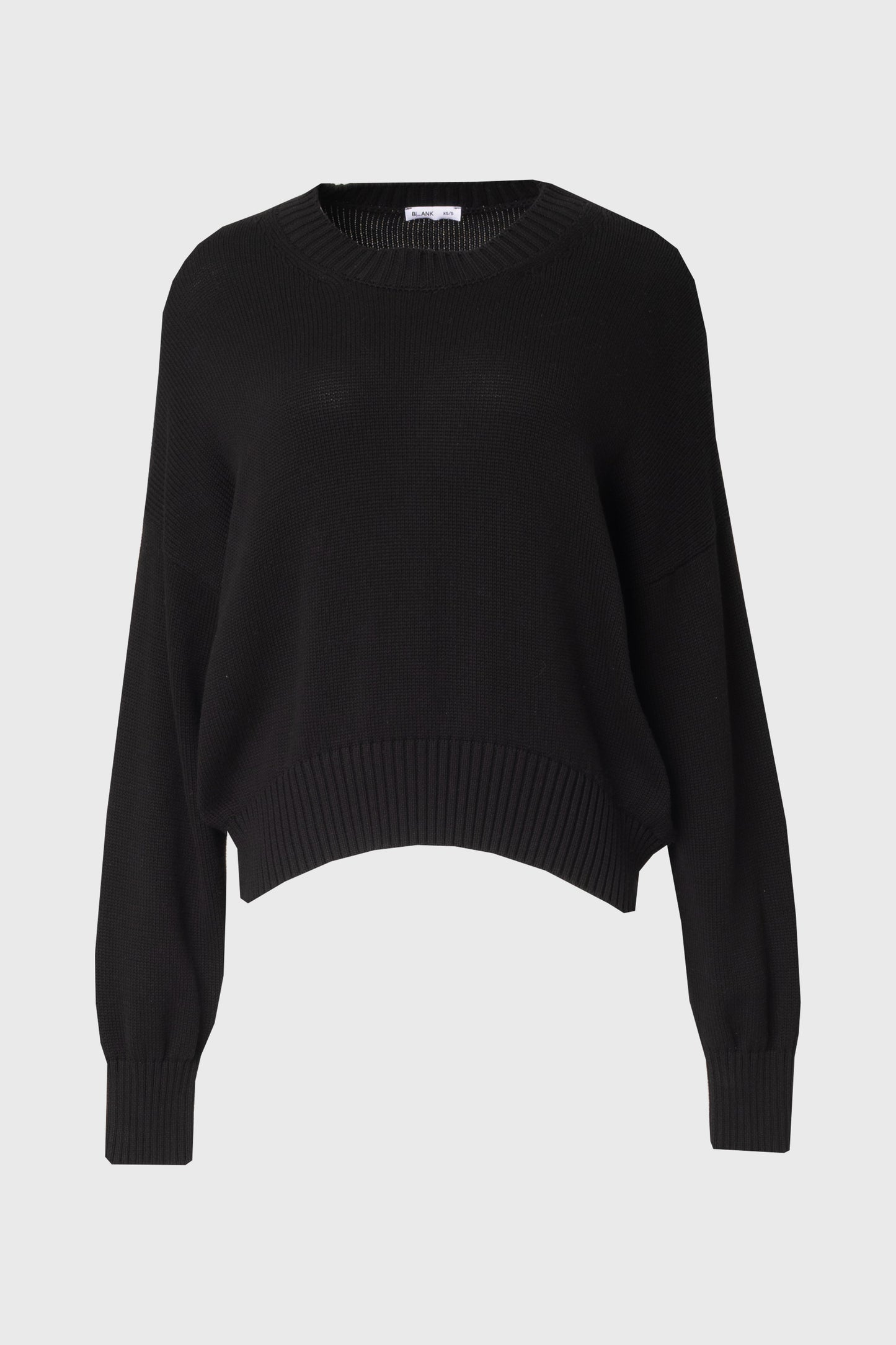 Black High-Low Oversized Sweater