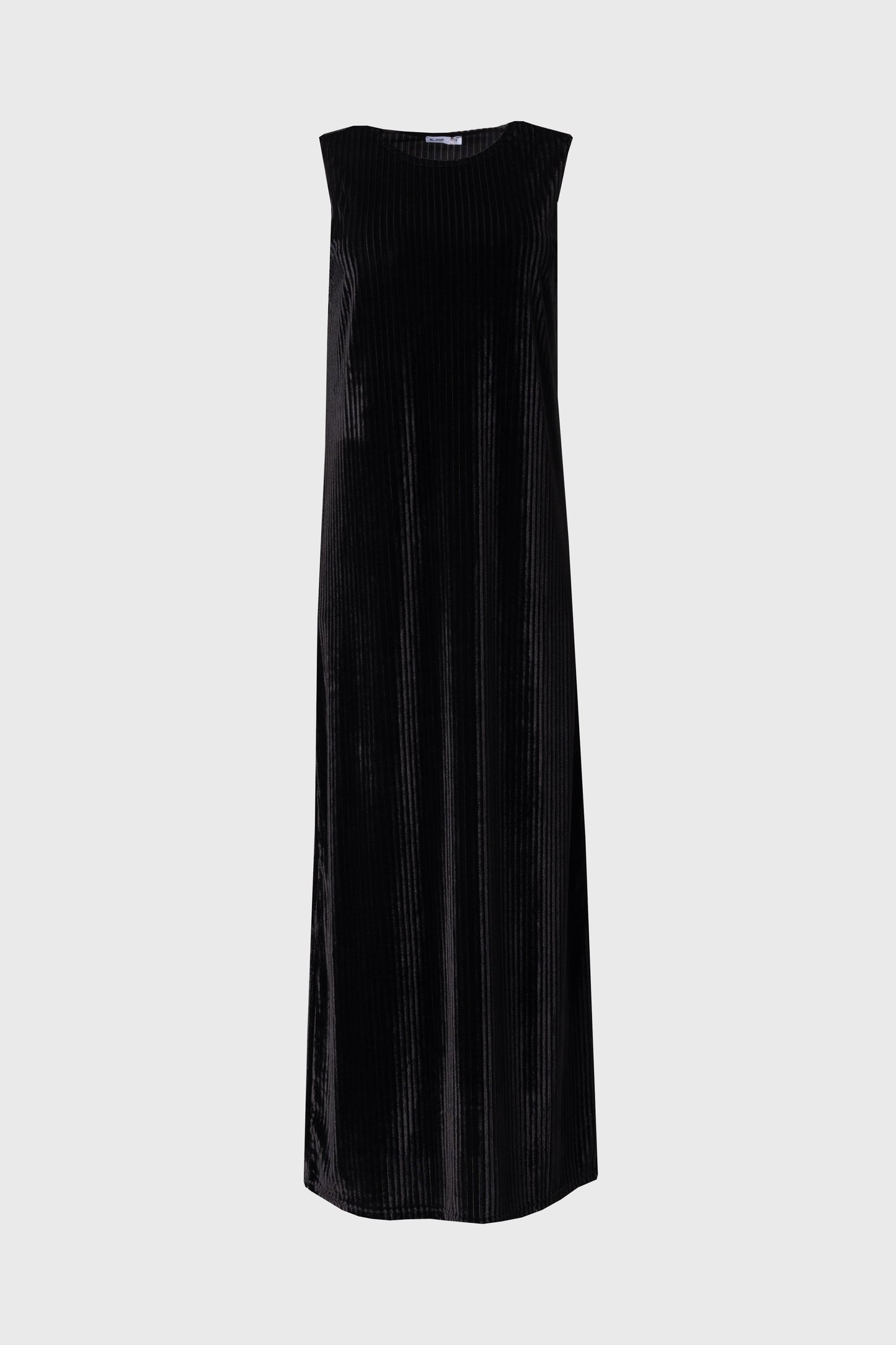 Black Ribbed Velour Jumper