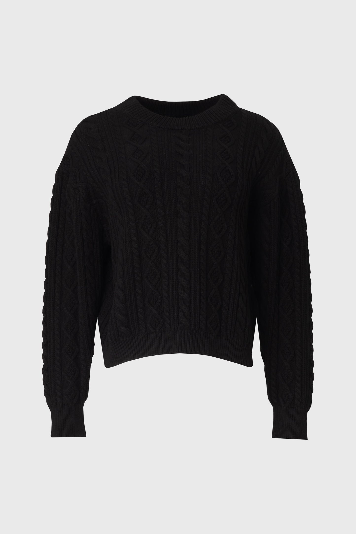 Black Tri Knit Sweater