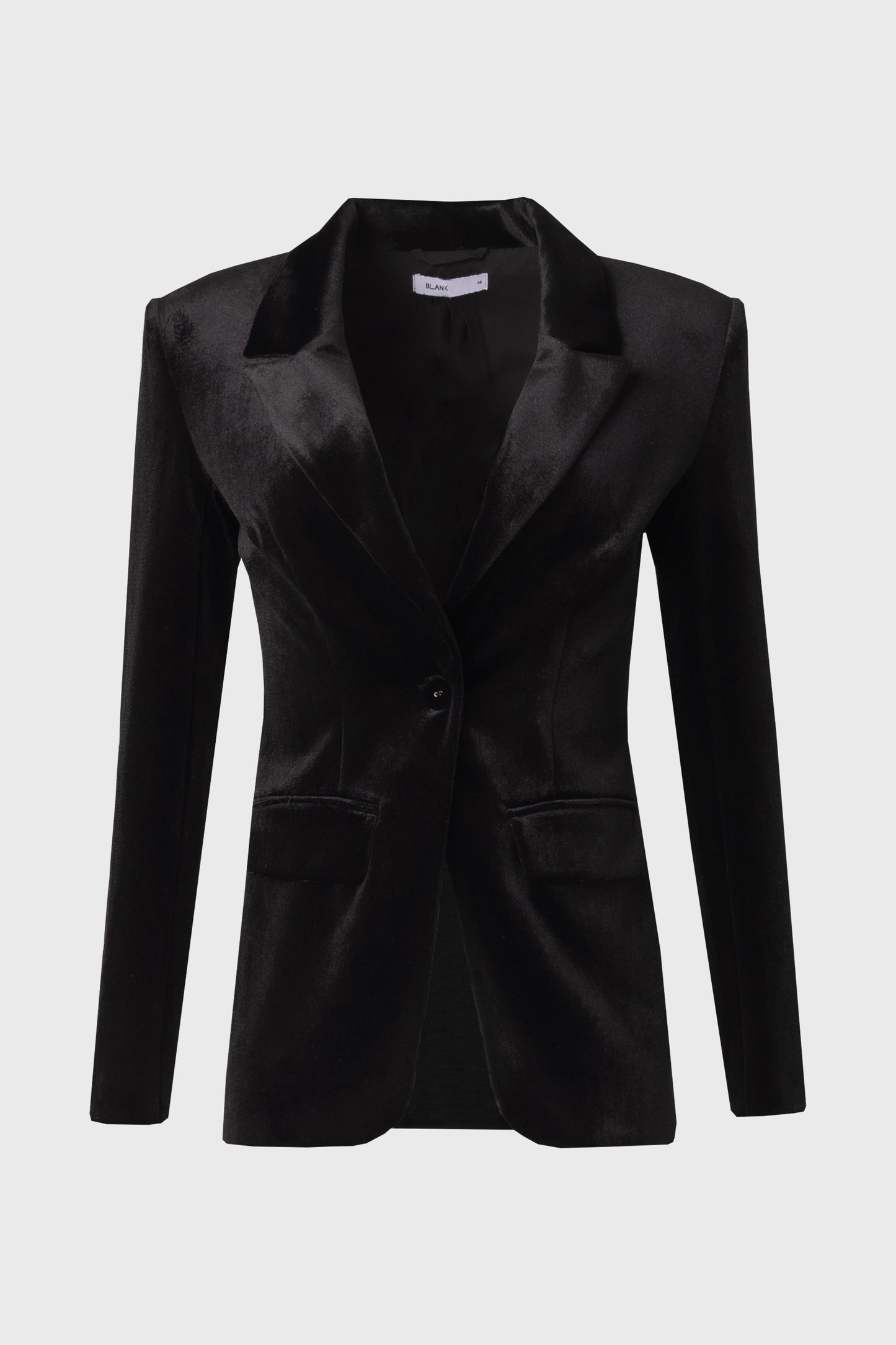 Black Velour Blazer