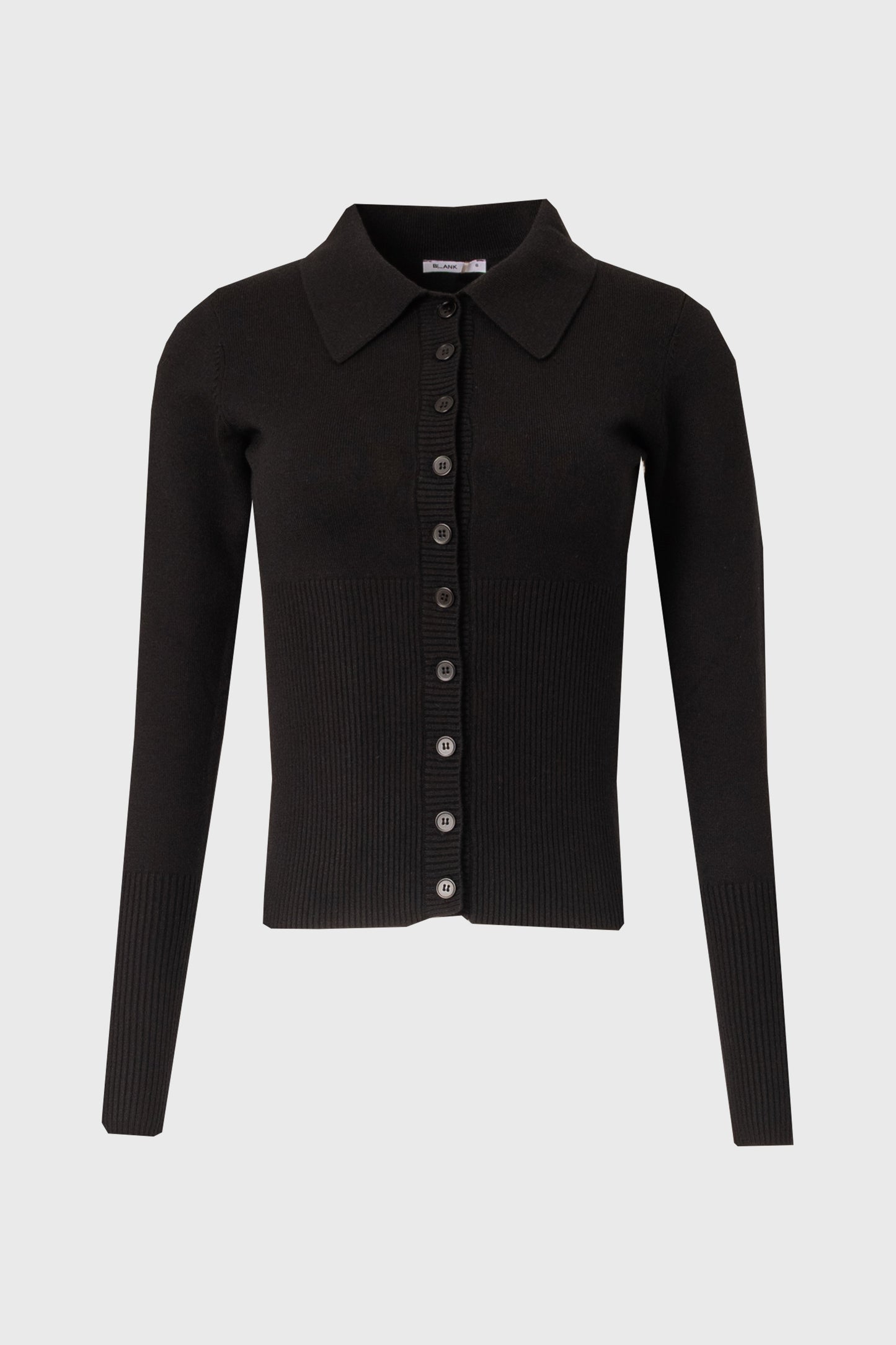 Black Waisted Cardigan