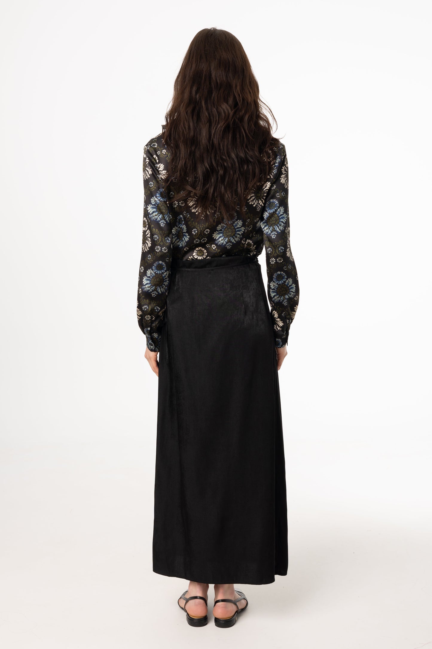 Black Wrap Skirt