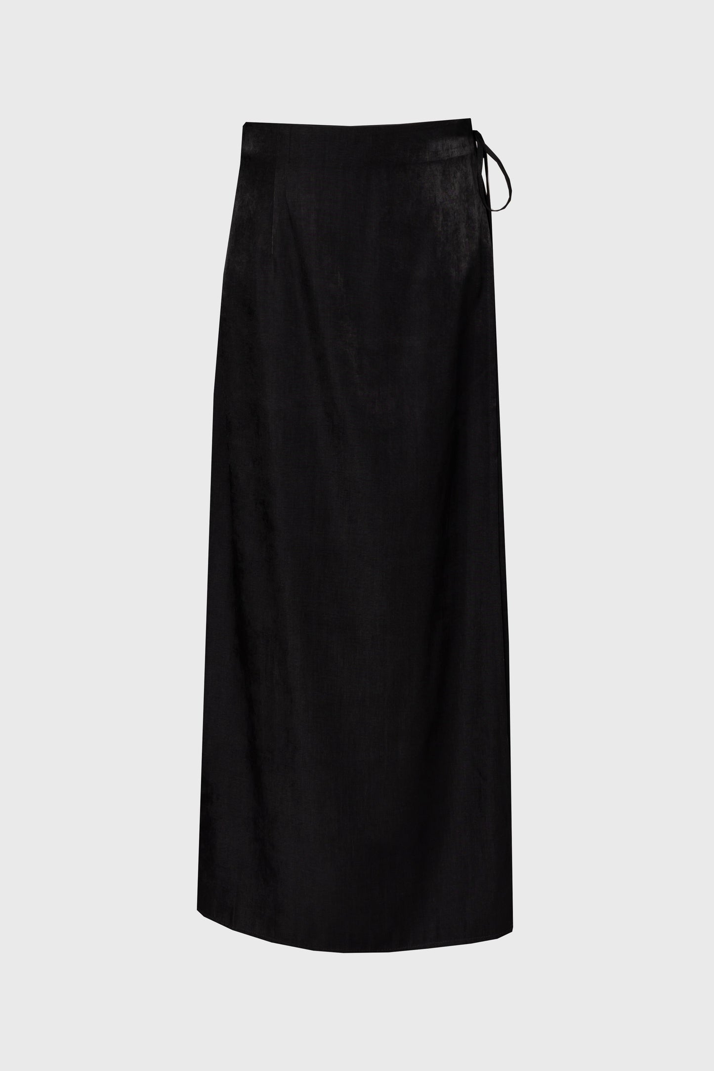 Black Wrap Skirt