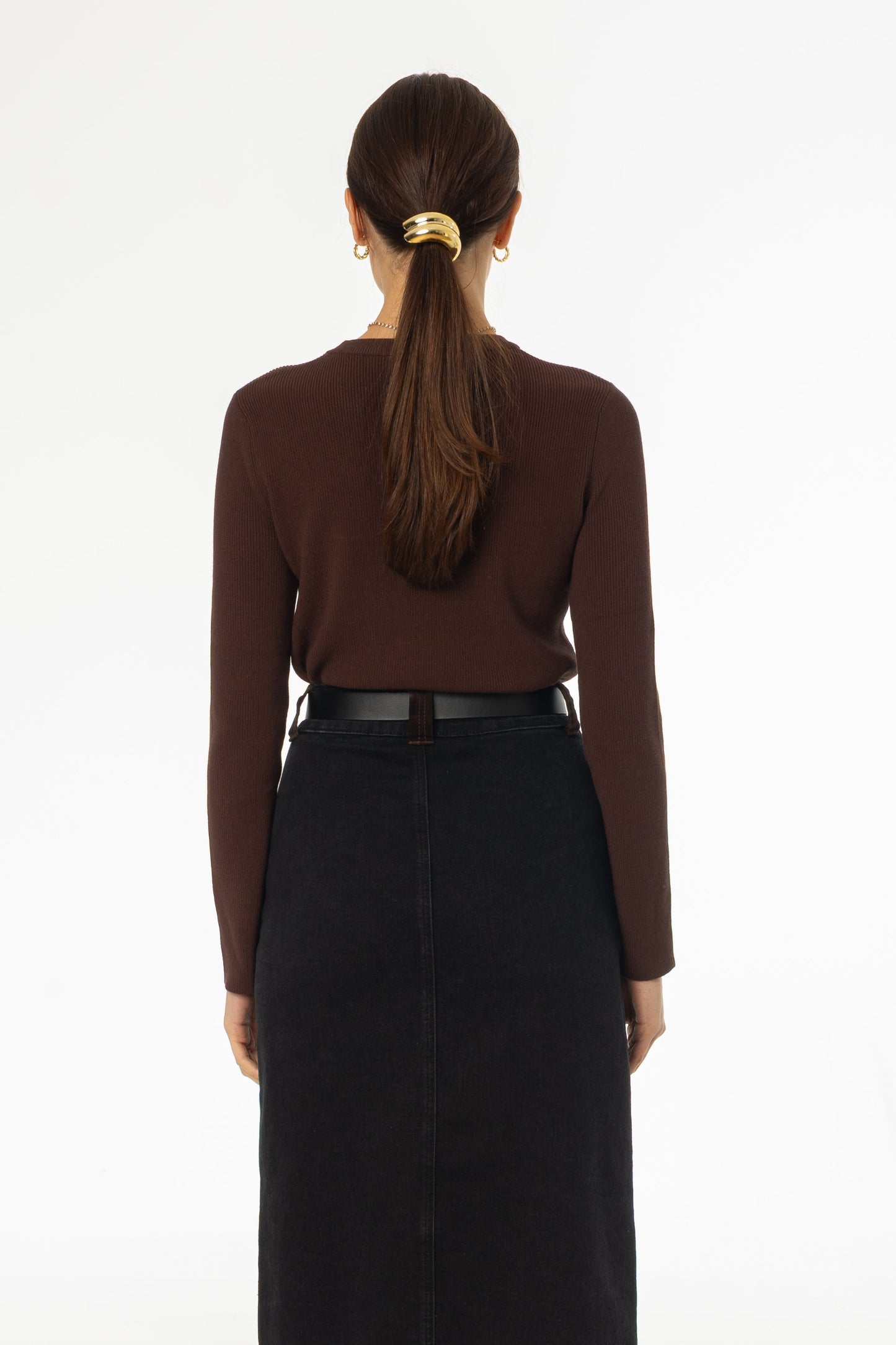 Brown Crewneck Sweater