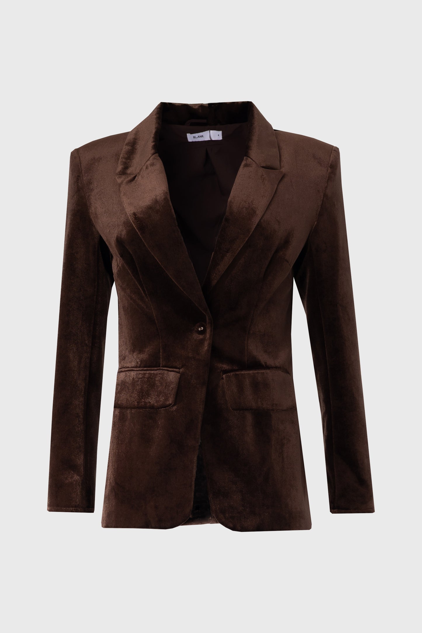 Brown Velour Blazer