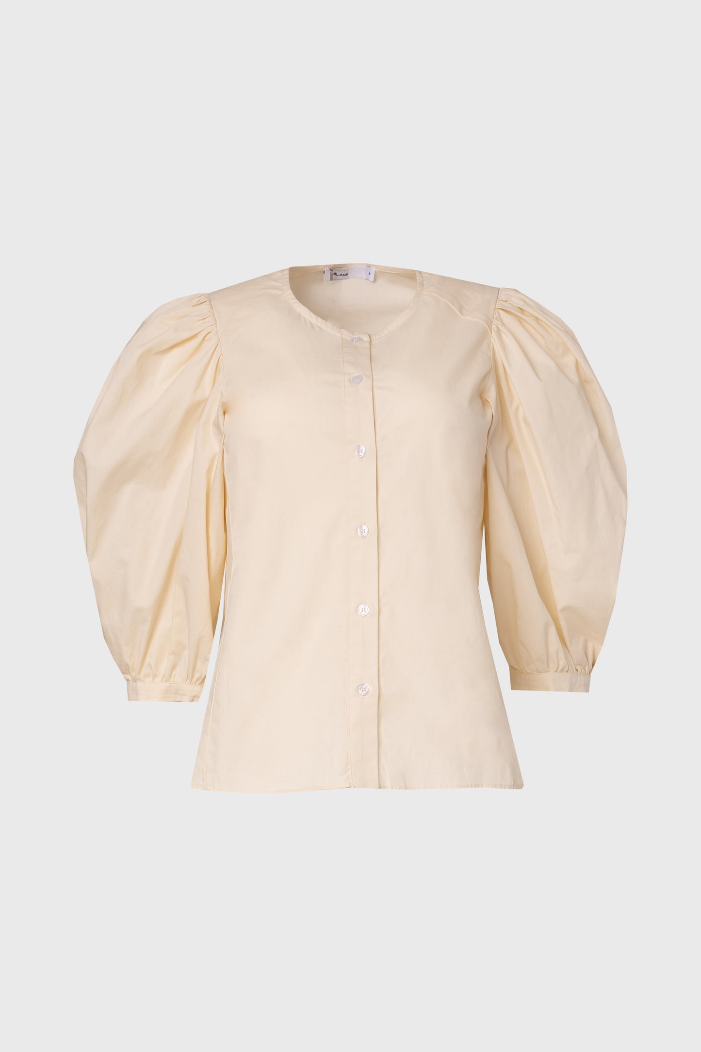 Butter Cream Puff Sleeve Blouse