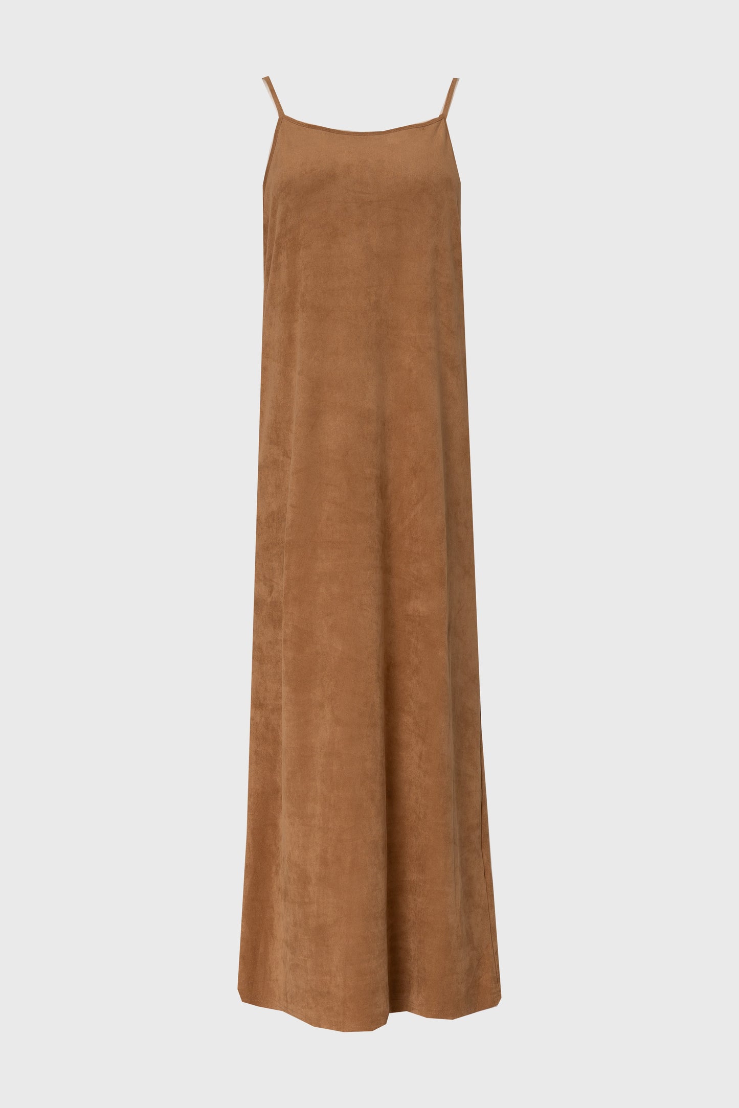 Camel Microsuede Maxi Jumper