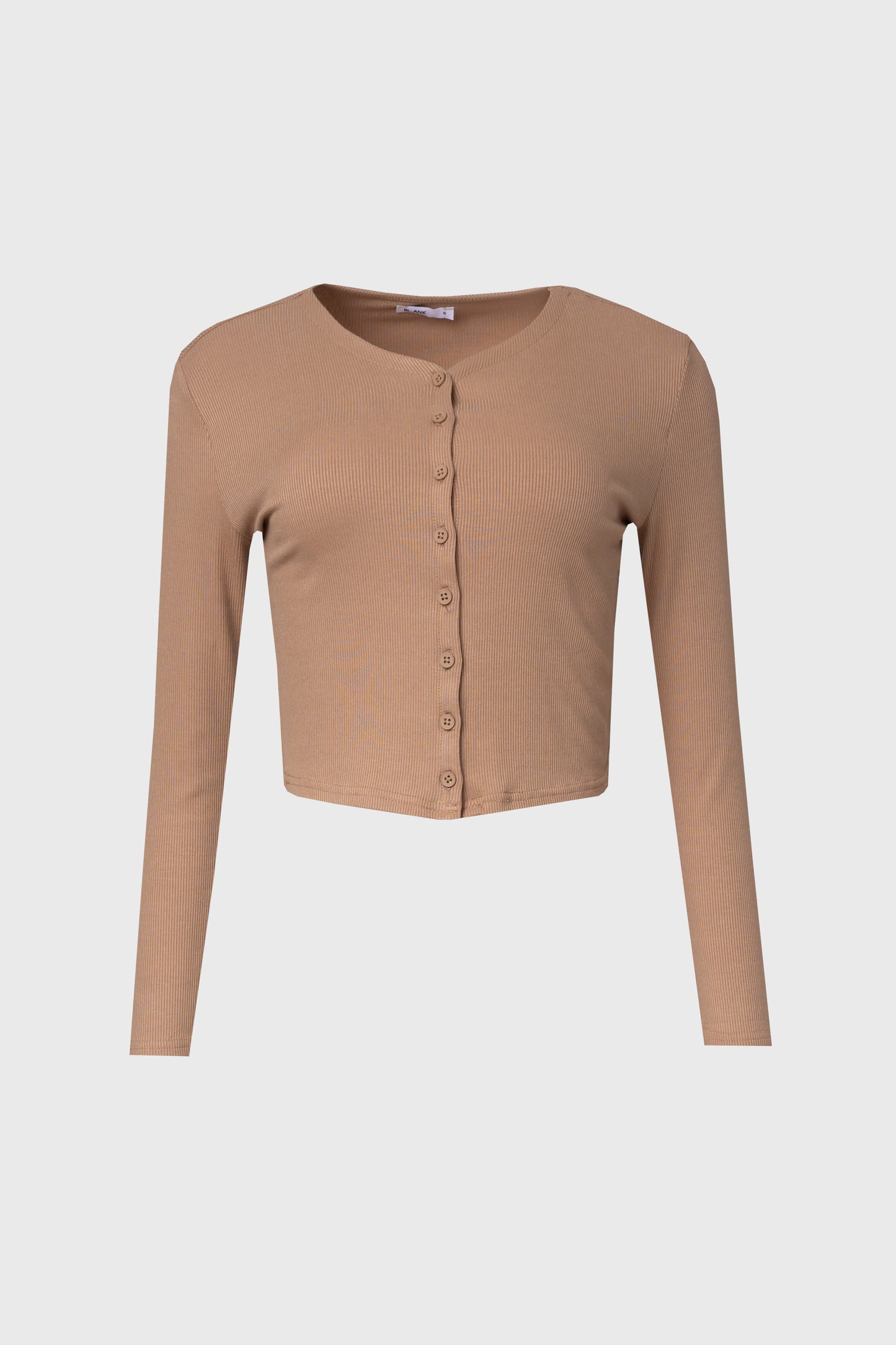 Mocha Ribbed Cardigan