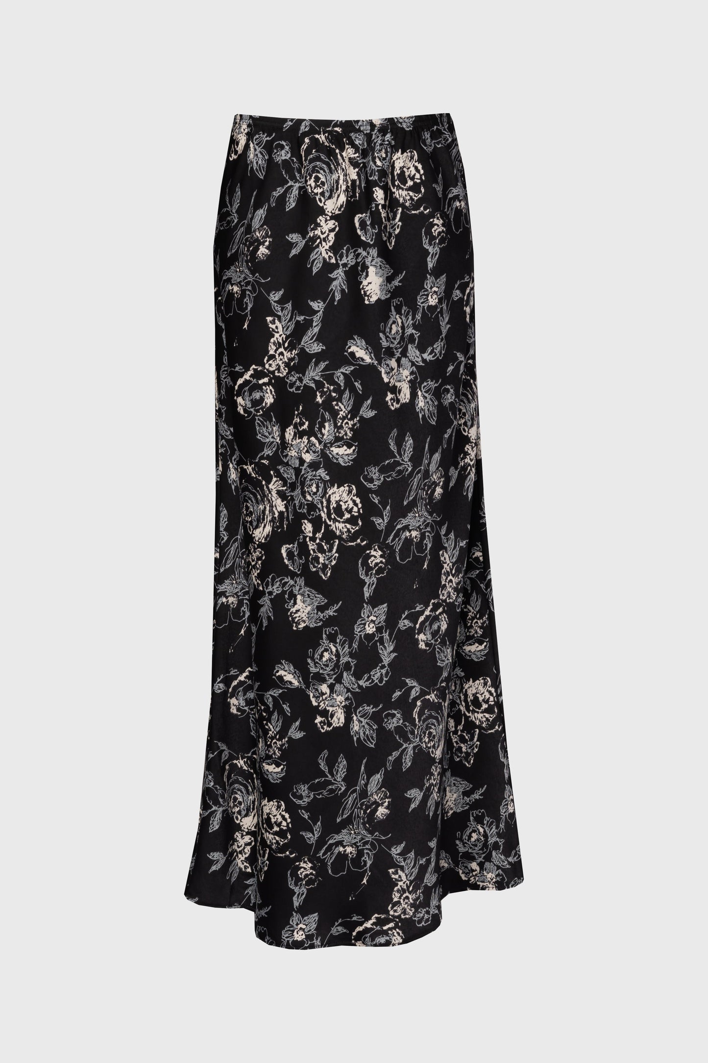Multi Floral Printed Slip Skirt