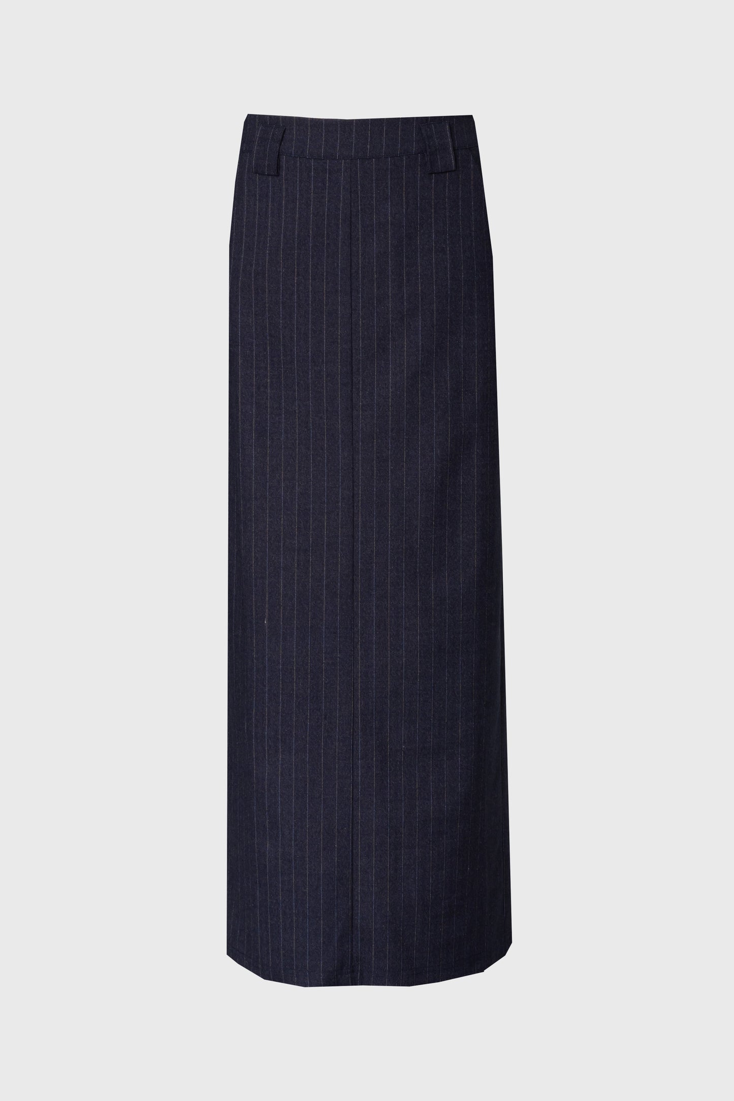 Navy Pinstripe Everyday Skirt