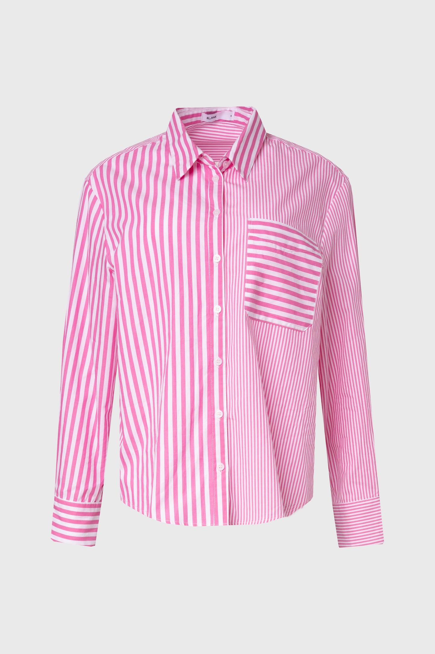 Pink Stripe Combo Blouse