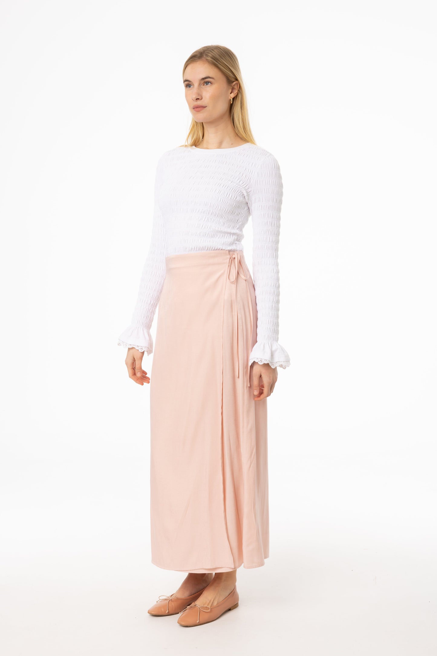 Pink Wrap Skirt