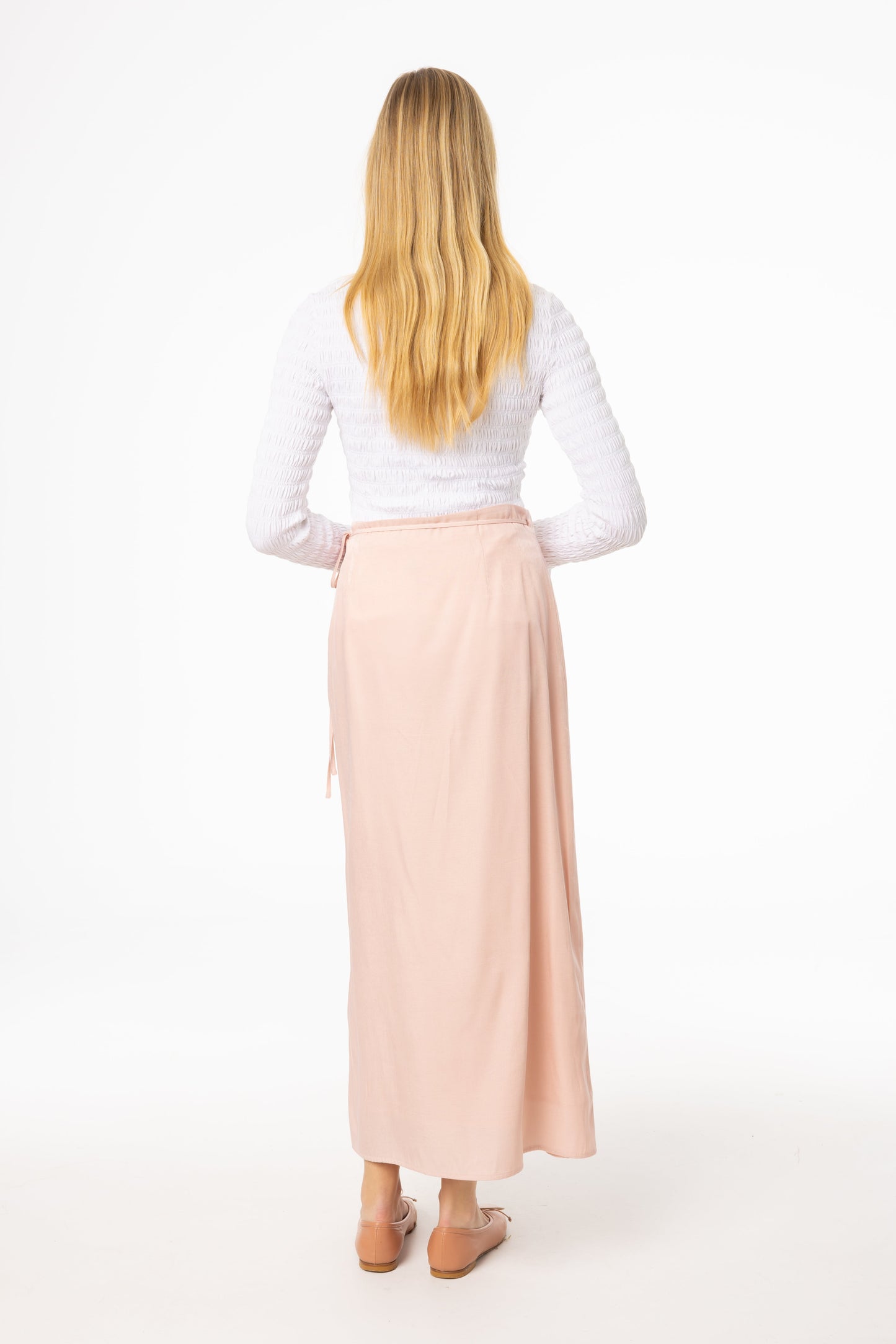 Pink Wrap Skirt