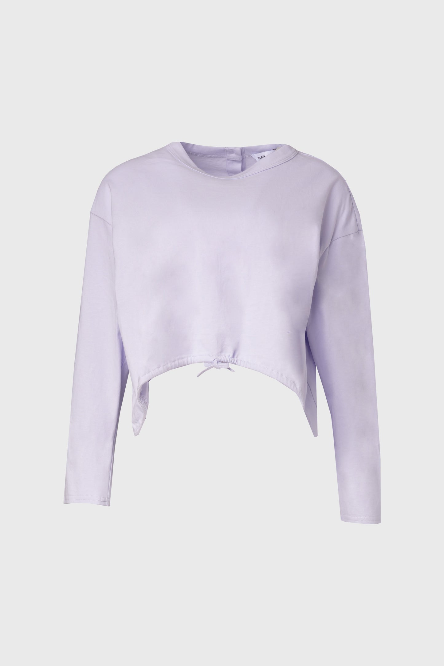 Lavender High Low Drawstring Tee
