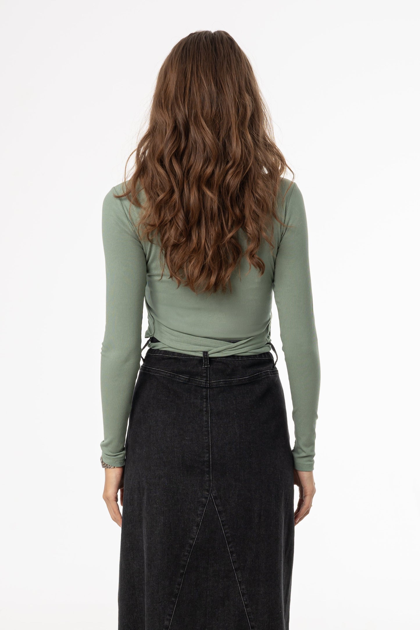 Seafoam Wrap Tee
