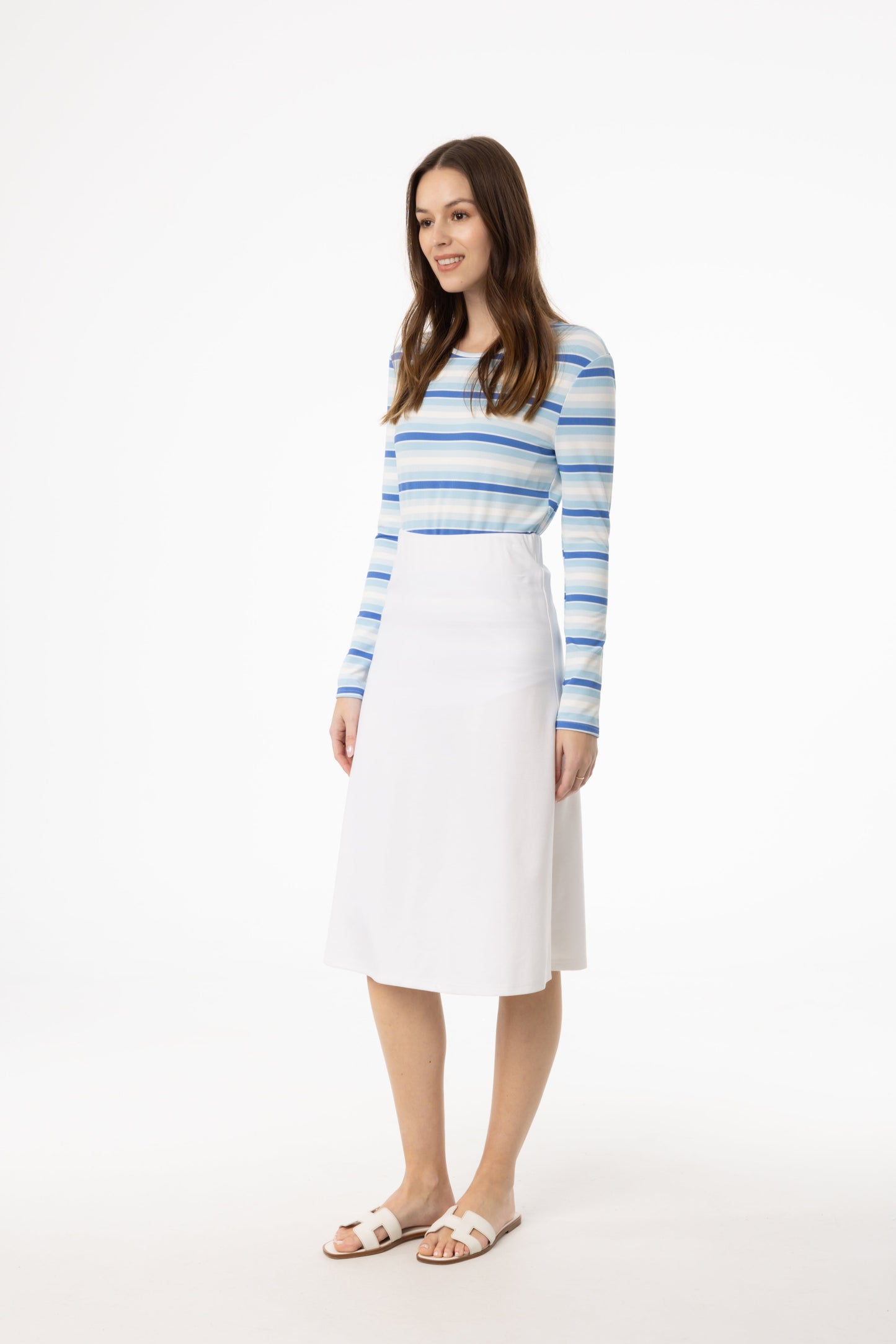 White Basic Skirt