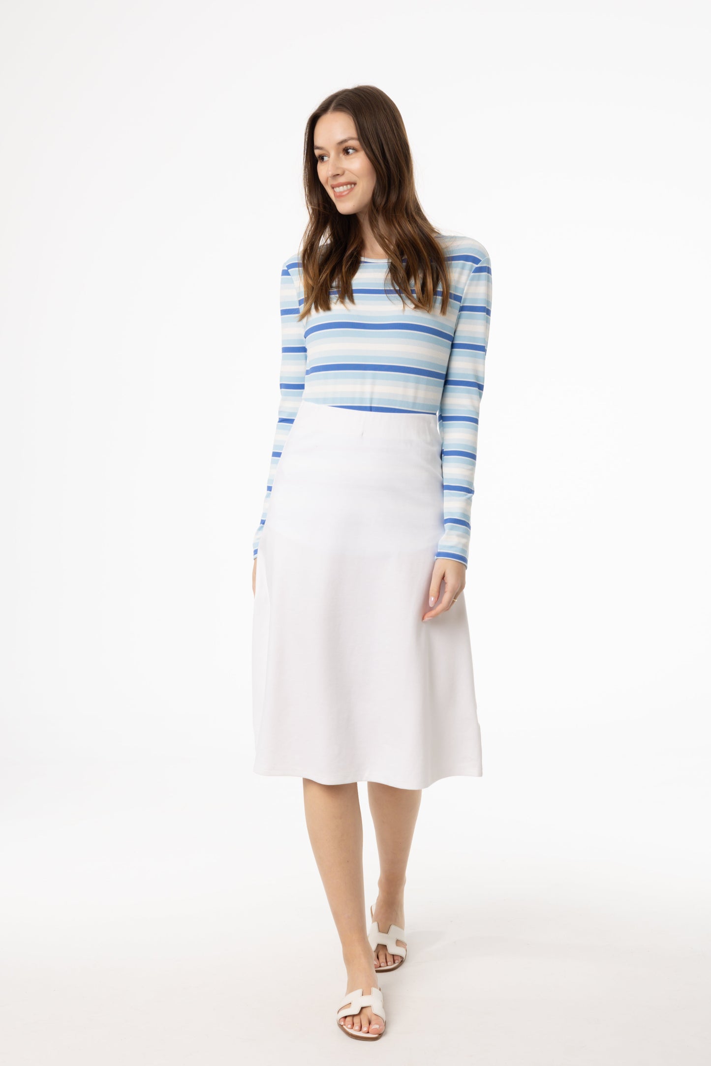 White Basic Skirt