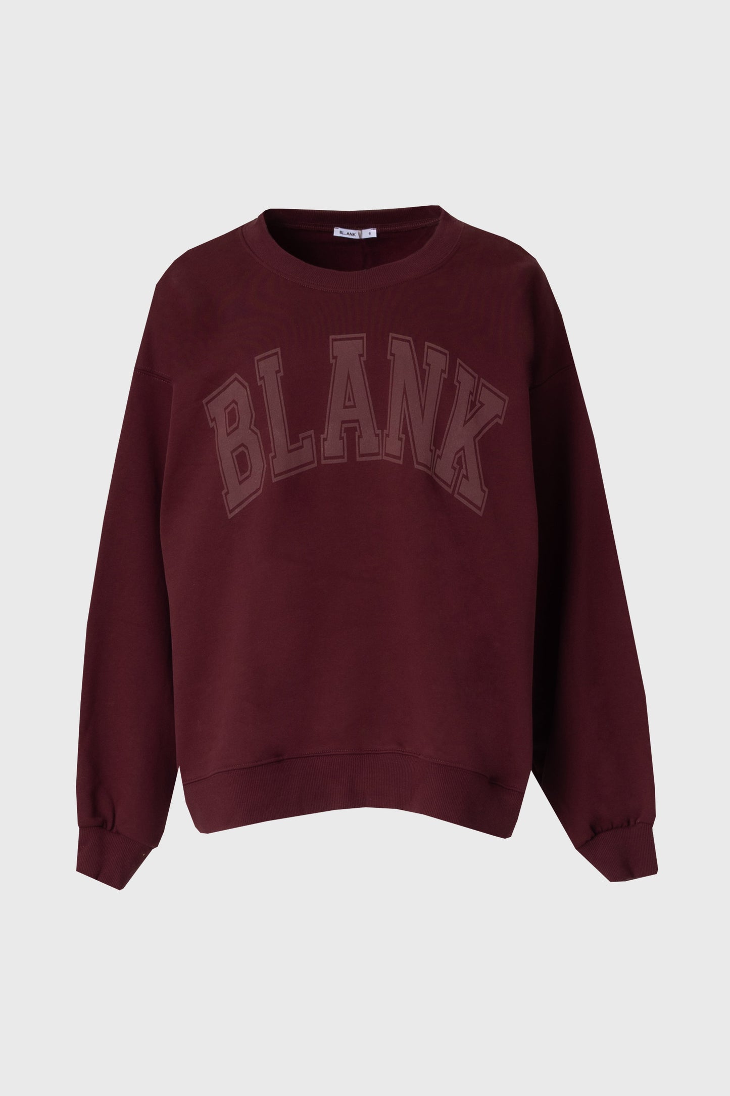Burgundy Blank Sweatshirt
