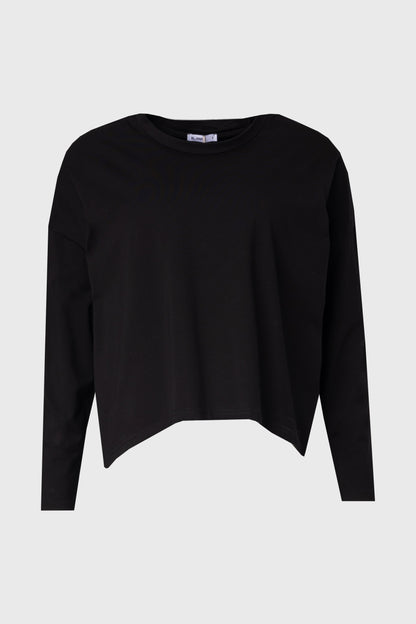 Black Dolman Long Sleeve T-Shirt