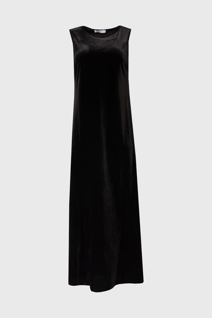 Black Basic Velour Jumper