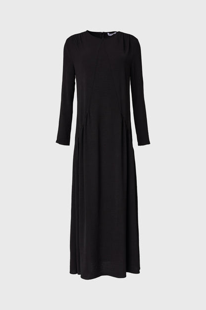 Black Detail Maxi Dress