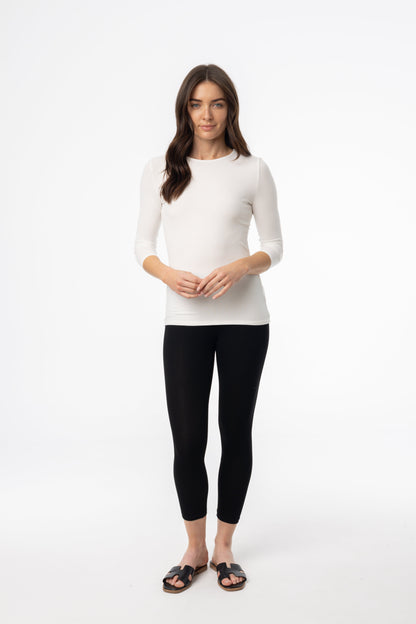 Black Solid Leggings