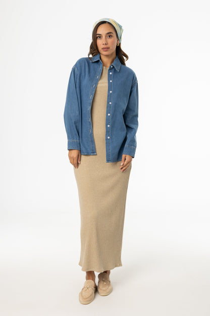 Blue Denim Blouse
