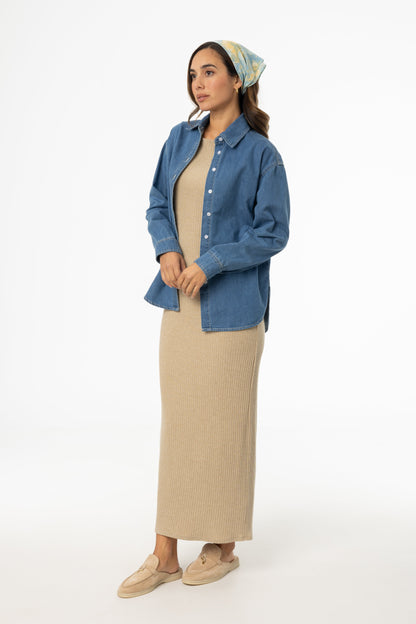 Blue Denim Blouse