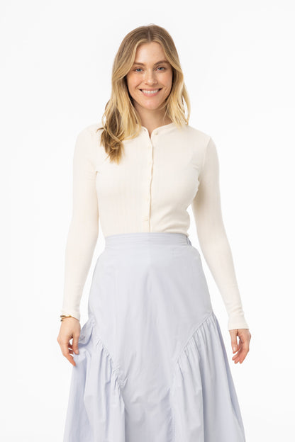 Cream Pointelle Cardi