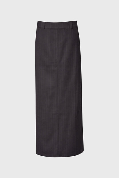 Heather Grey Pinstripe Everyday Skirt