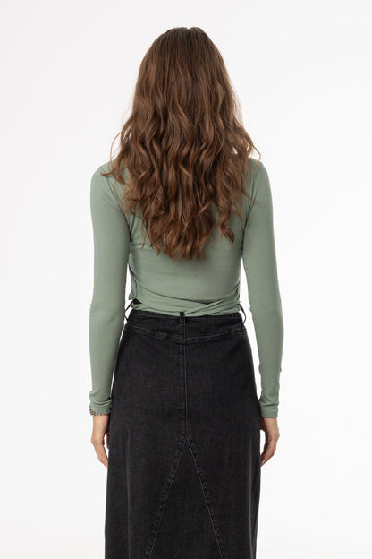 Seafoam Wrap Tee