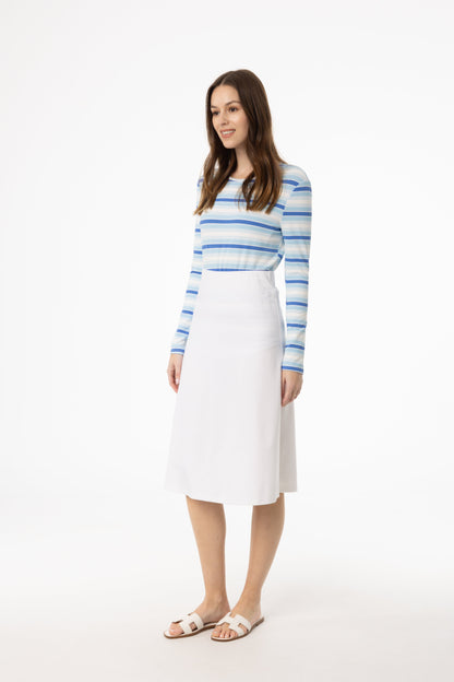 White Basic Skirt