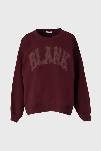 Burgundy Blank Sweatshirt